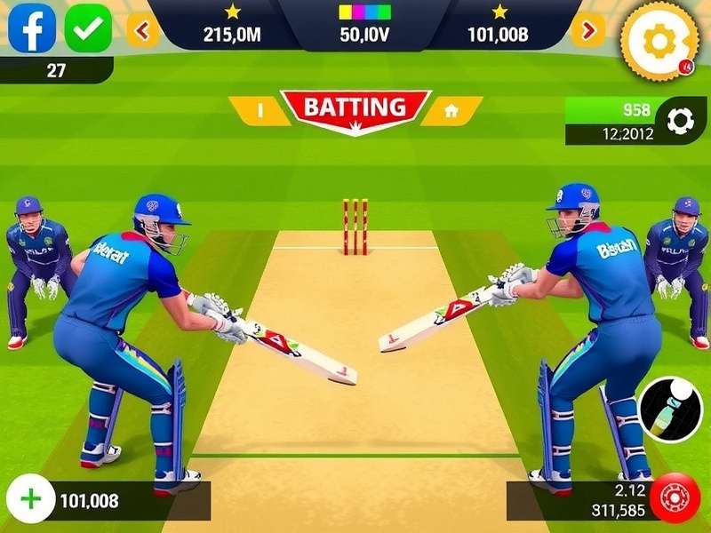 Mohali Strikers batting interface