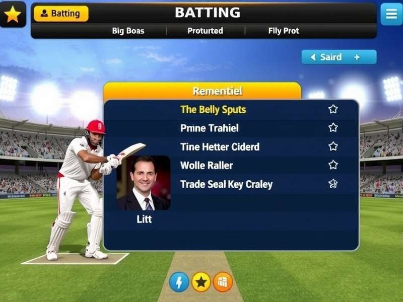 Mohali Strikers tournament screen